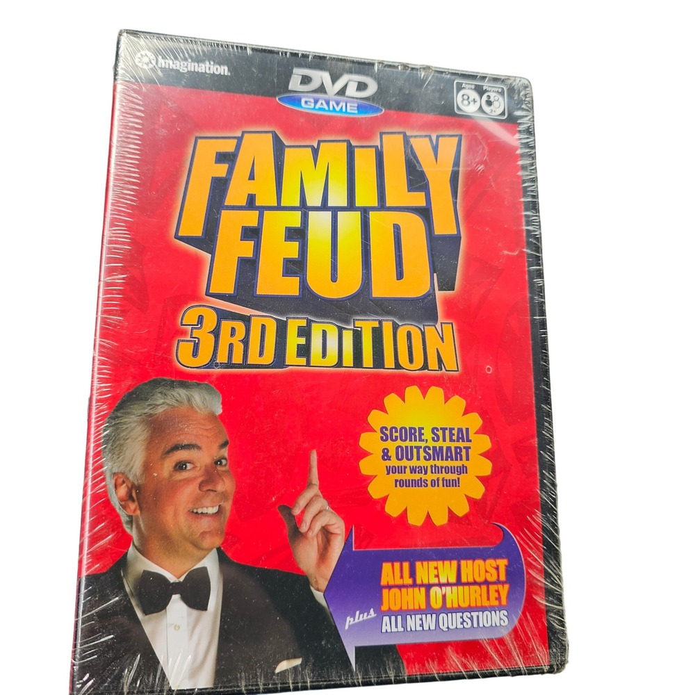 Family Feud 3rd Edition DVD Game John O'Hurley Imagination Games New Sealed